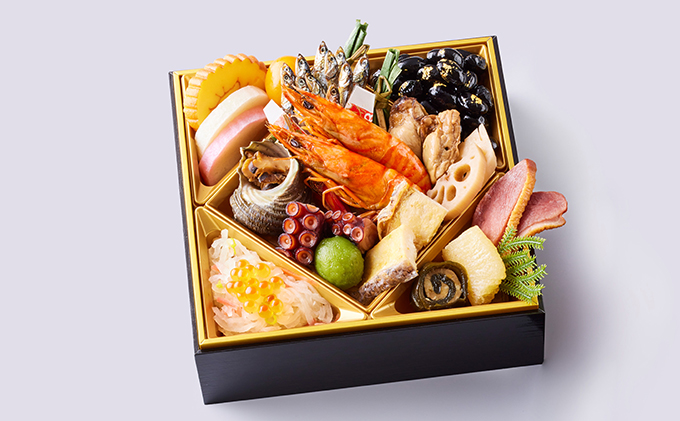 【髙島屋バイヤー企画】瀬戸内の恵（めぐみ）お一人様 おせち（山鳥毛風呂敷付き）