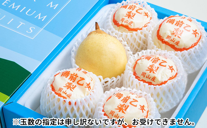 梨 2025年 先行予約 備前乙女梨（鴨梨） 5～6玉 合計約3kg【11月下旬～12月中旬頃発送】 ナシ なし 岡山県産 国産 フルーツ 果物 ギフト 石原果樹園