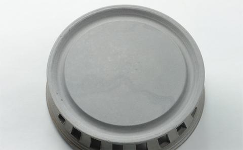 寒風須恵器　円面硯（作：三浦 雅人）