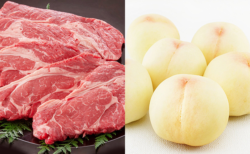 フルーツ 牛肉 定期便 2024年 先行予約 晴れの国 岡山 の フルーツ と お肉 の 定期便 8回コース 桃 もも 葡萄 ぶどう 梨 なし 肉 岡山県産 国産 果物 ギフト