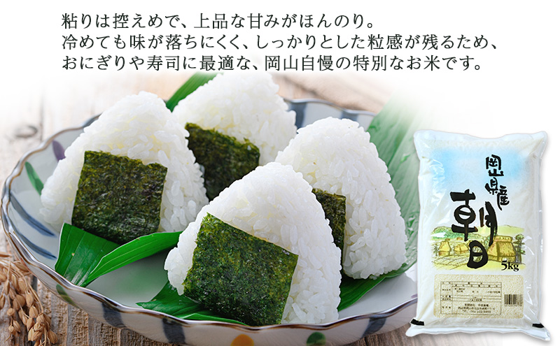 【高島屋選定品】定期便6回コース〈やまだの米〉令和7年産 岡山県産朝日5kg　岡山高島屋 米 お米 白米 精米 岡山 瀬戸内市