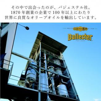 【定期便6ヶ月】バジェステル　エキストラバージンオリーブオイル5L