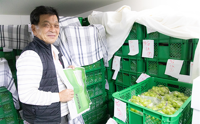 ぶどう 先行予約 氷温(登録商標) シャインマスカット 2房 合計1.2kg以上（1房600g以上） 岡山 黒川農園 2023年