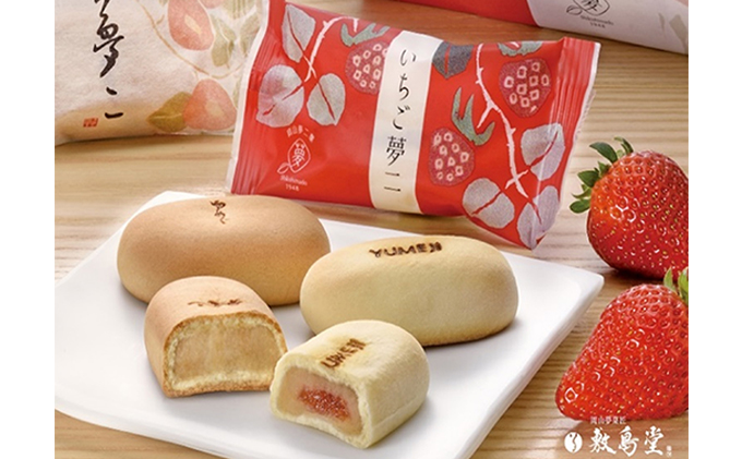 和菓子 敷島堂 夢二といちご夢二 16個入 第26回全国菓子大博覧会名誉総裁賞受賞