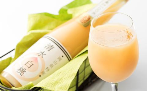 飲み物 フルーツ 翠果撰 岡山 清水白桃 ドリンク 2本（1本500ml） 化粧箱入り