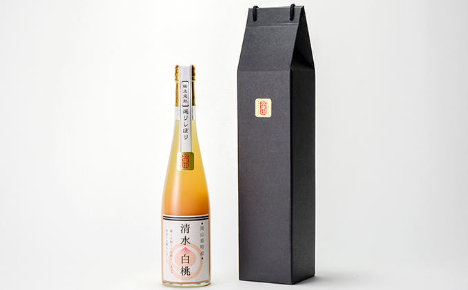 飲み物 フルーツ 翠果撰 岡山 清水白桃 ドリンク 1本 500ml 簡易箱入り