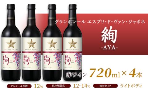 ワイン グランポレール エスプリ ド ヴァン ジャポネ 飲み比べ 12本セット 絢 -AYA-、泉 -SEN-、唯-YUI- 赤ワイン 白ワイン スパークリングワイン サッポロビール 岡山ワイナリー