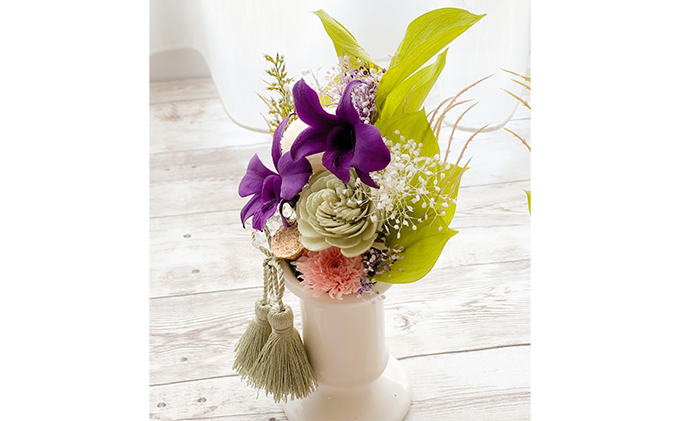 プリザーブドフラワー 仏花 2個 セット 花 フラワー