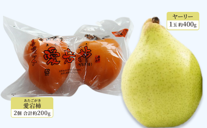 梨 柿 2025年 岡山県赤磐市 フルーツ満喫！ 愛宕梨・新高梨・ヤーリー・愛宕柿 詰め合わせ なし かき 果物