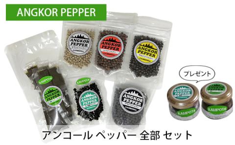 アンコール ペッパー 全部 セット （ 乾燥 ・ 生 塩蔵 ）★ プレゼント 付き★ 胡椒 スパイス 調味料 カンポット産