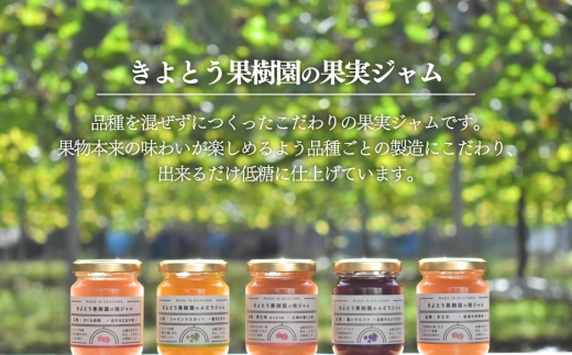  【きよとうファーム】果樹園の品種を楽しむ果実ジャム 2種 (岡山県産) 【KF-K002-02】