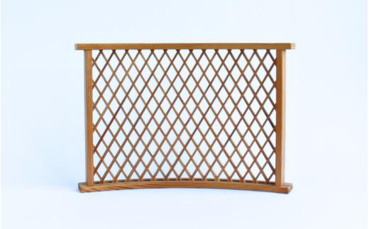 美術組子 飾り盆 /  斜め格子 組子 天然木 工芸品 和雑貨 和モダン テーブルコーディネート 岡山県 真庭市 【sdkb013-01】