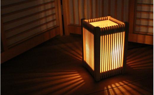 組子 行燈 / 間接照明 和室 和風 組子 天然木 岡山県 真庭市 【sdkb020-01】