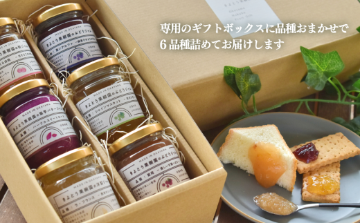  【期間限定】果樹園の品種を楽しむ果実ジャム 6種 (岡山県産) 9月以降順次発送 【KF-K005-02】