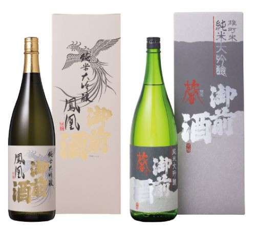 【岡山の酒】御前酒 雄町米 大吟醸飲みくらべセット 純米大吟醸「鳳凰」と「馨」1800ml 計2本 / 辻本店 真庭 日本酒 純米 大吟醸 地酒 鳳凰 馨 老舗 【thtn026-01】