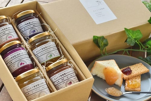  【きよとうファーム】果樹園の品種を楽しむ果実ジャム 6種 (岡山県産) 9月以降順次発送 【KF-K005-01】