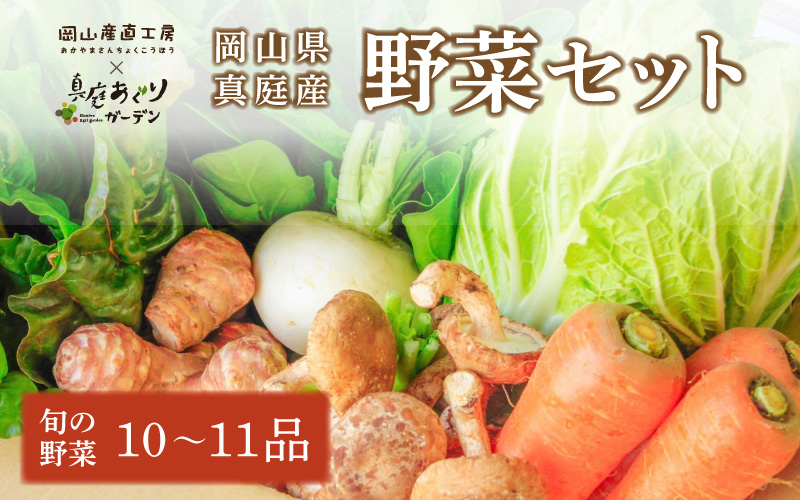 岡山の旬をお届け！ 真庭あぐり野菜セット 10～11品 便利なカット野菜入り / 産地直送 農家 お試し おためし野菜 岡山県 旬野菜 新鮮 あぐりガーデン 国産 【配送不可地域：北海道／沖縄県／離島】【yasai002】【jujiya002】