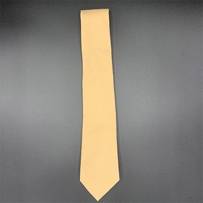 クラバットユキジ製　デニムタイ(レントイエロー)