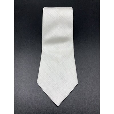 クラバットユキジ製　フォーマルネクタイ(白)
