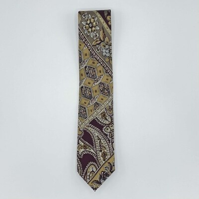 クラバットユキジ製　クラシック柄ネクタイ No.8