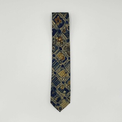 クラバットユキジ製　クラシック柄ネクタイ No.16