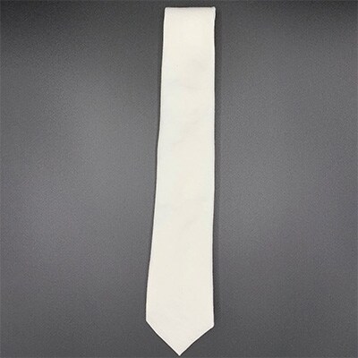 クラバットユキジ製　デニムタイ(オフホワイト)