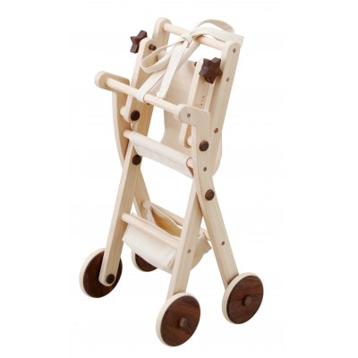 【ヒノキ無垢材本格仕様】IKONIH TOY ドールバギー