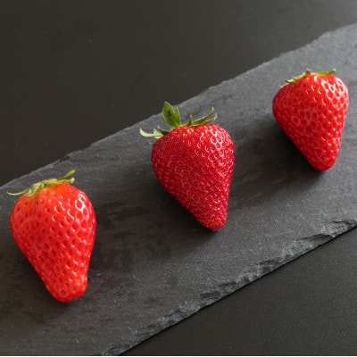 岡山県美作市産　プレミアムいちご【美しの香】1粒入　3種セット【配送不可地域：離島・北海道・沖縄県】