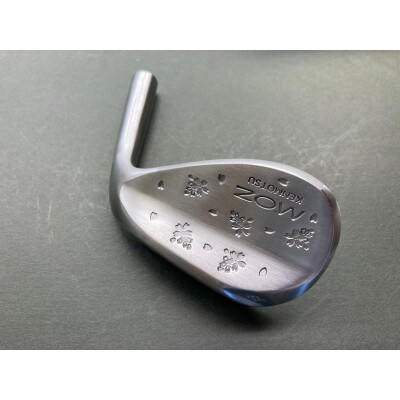 MOZ桜吹雪ウェッジ　56°ソフトブラックモデル　ノーメッキ仕上げ　(モーダスW115)　1本