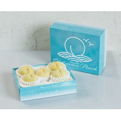 2026年先行予約　岡山県産おかやま夢白桃5玉【エース】【配送不可地域：離島】