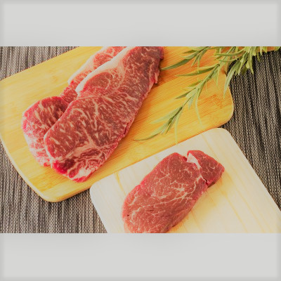 美作育ちの ☆ゆたかや牛☆(黒毛肉牛)　ロースステーキ2枚(300g)ヘレステーキ1枚(120g)【配送不可地域：離島】