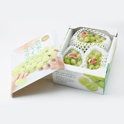 【2026年先行受付】 岡山県産シャインマスカット2kg(3～4房)【配送不可地域：離島】