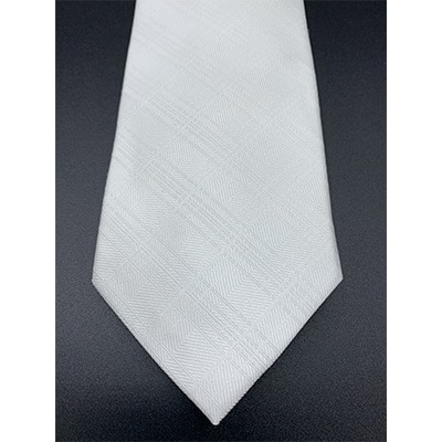 クラバットユキジ製　フォーマルネクタイ(白)