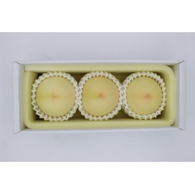 2026年 岡山白桃(晩生)ロイヤル【1箱3玉】【配送不可地域：離島】