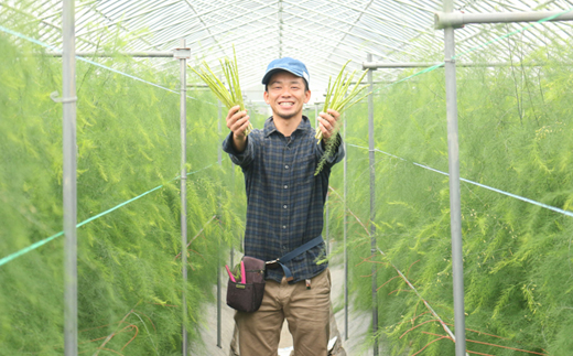 岡山県産　朝採れアスパラガス　1キロ【配送不可地域：離島】