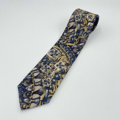 クラバットユキジ製　クラシック柄ネクタイ No.9