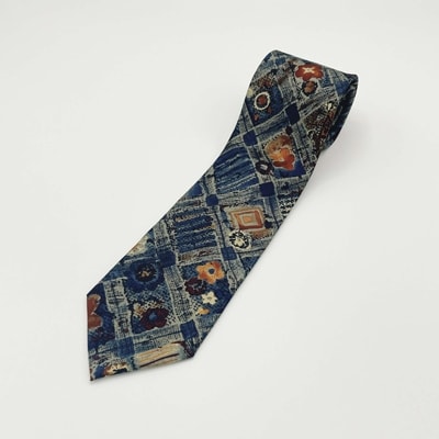 クラバットユキジ製　クラシック柄ネクタイ No.17