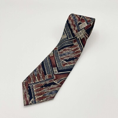 クラバットユキジ製　クラシック柄ネクタイ No.22