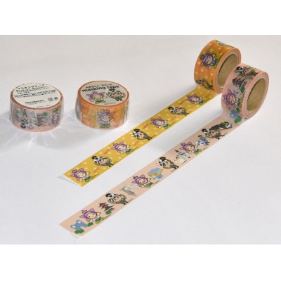 美作市キャラクターみまちゃん・むさっち　ご当地マスキングテープ