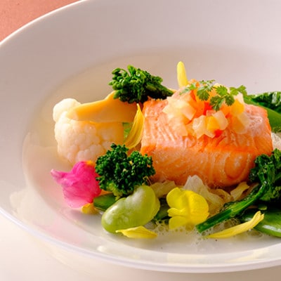 ポピースプリングスリゾート＆スパ ペアランチ(お魚料理+ビュッフェ)＆温泉入浴+フェイスタオル付