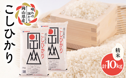 【令和7年産】岡山県産こしひかり10kg(5kg×2袋)