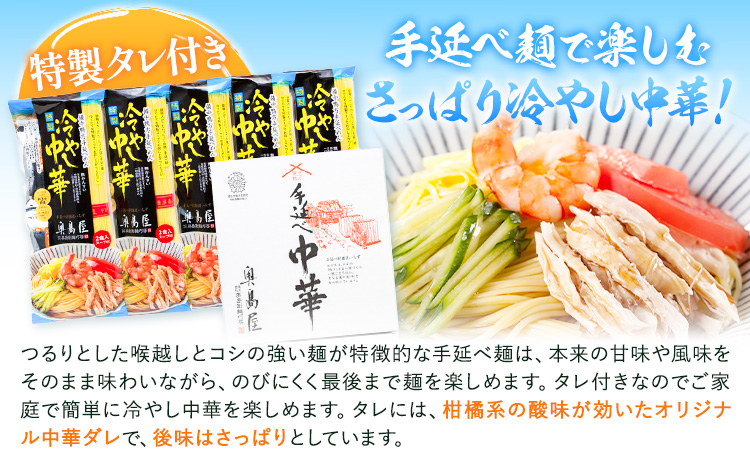 中華麺 冷やし中華 冷麺 細麺 国産 手延べ冷やし中華 タレ付き 1袋300g ( 麺 180g スープ 60g×2 ) 2食入 × 5袋 計10食 奥島屋 株式会社奥島創麺巧房《30日以内に出荷予定(土日祝除く)》岡山県 浅口市 送料無料---124_152_30d_23_13000_s---