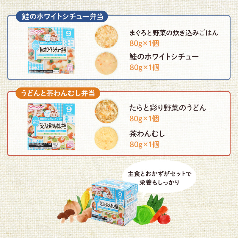 和光堂 栄養マルシェ 5種12個 詰合せ （9か月頃～） WAKODO ベビーフード レトルト 離乳食 子ども 子供 孫 家族 手軽