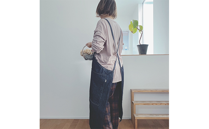 「児島デニム」おとなのデニムエプロン