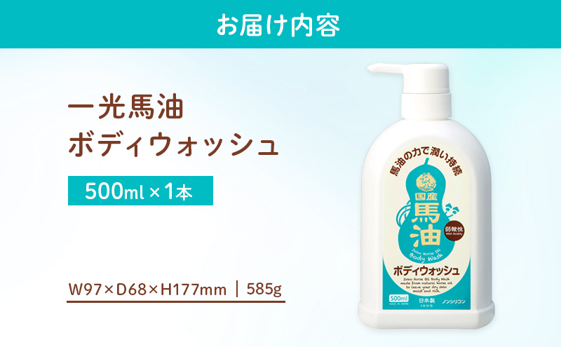 一光 馬油 ボディウォッシュ スキンケア 美容 コスメ 送料無料