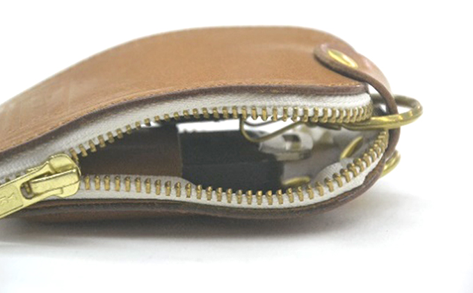 革工房Manly　ローテーションキーケース　キャメル