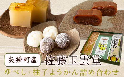ゆべし・柚子ようかん詰め合わせ 佐藤玉雲堂 岡山県矢掛町 柚子 ようかん 和菓子 スイーツ 《30日以内に出荷予定(土日祝除く)》---osy_satoybyz_30d_24_13500_3i---