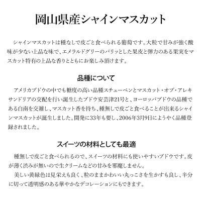 【先行受付/訳あり】岡山県産シャインマスカット約1.0kg(2～3房)【配送不可地域：離島】