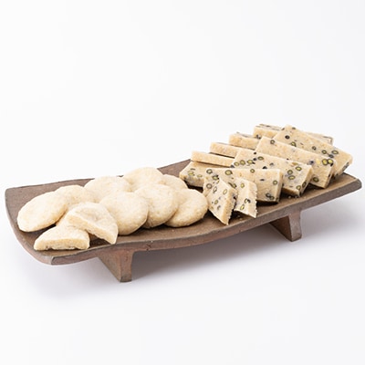 4202.玄米餅セット(丸餅・豆餅各10個入)