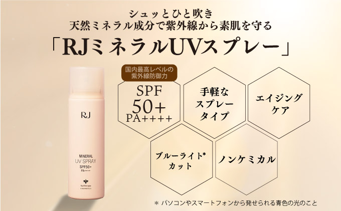 RJ ミネラル UVスプレー＜日やけ止めスプレー＞(7117) 【006-a059】